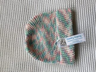 Beanie - Multi coloured - pink and blue