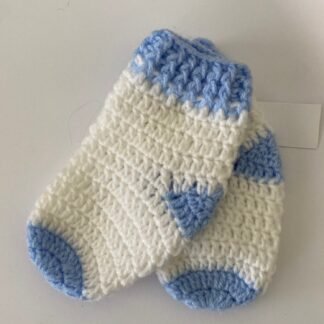 Crochet baby socks