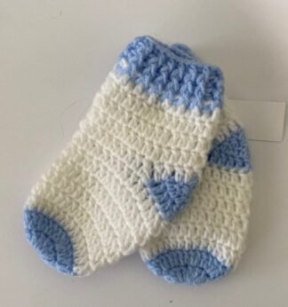 Crochet baby socks