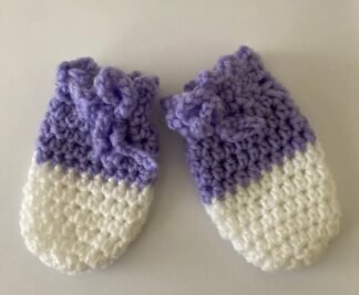 Standard baby mittens - 8 ply