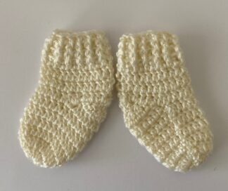 4 ply soft and silky baby socks - Newborn