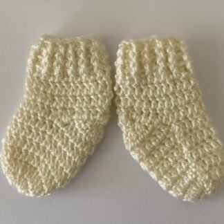4 ply soft and silky baby socks - Newborn