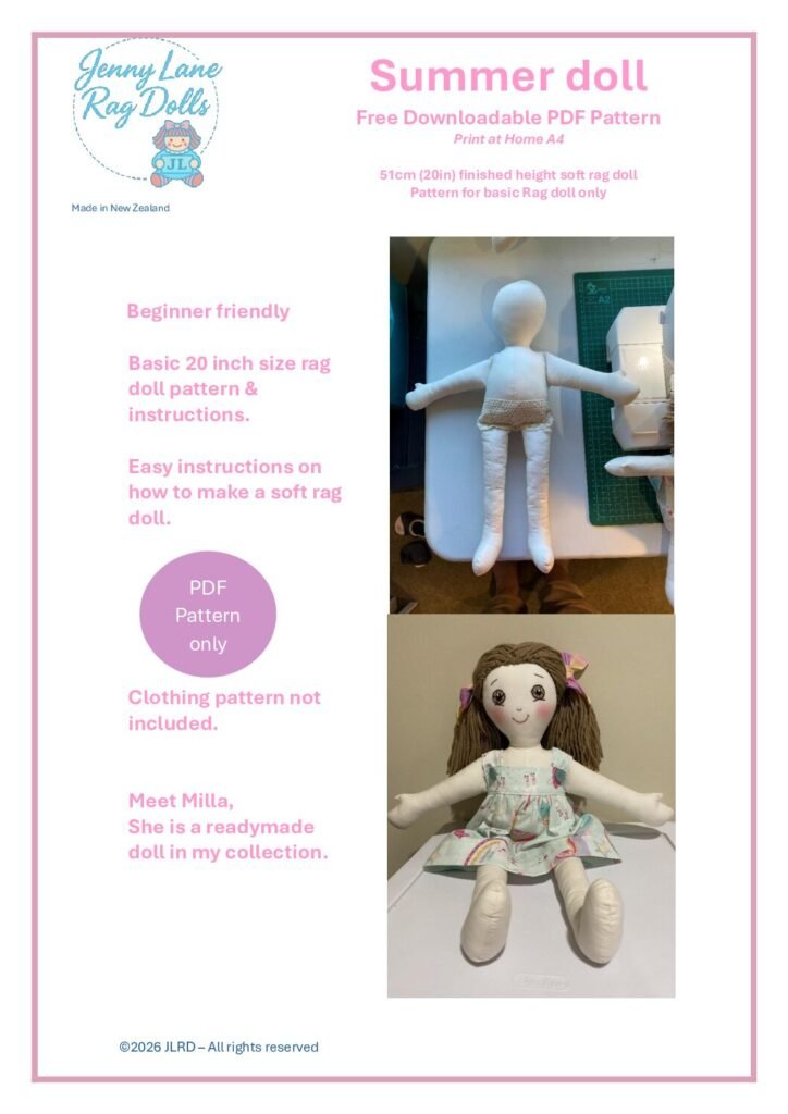 Summer Doll Pattern - free download